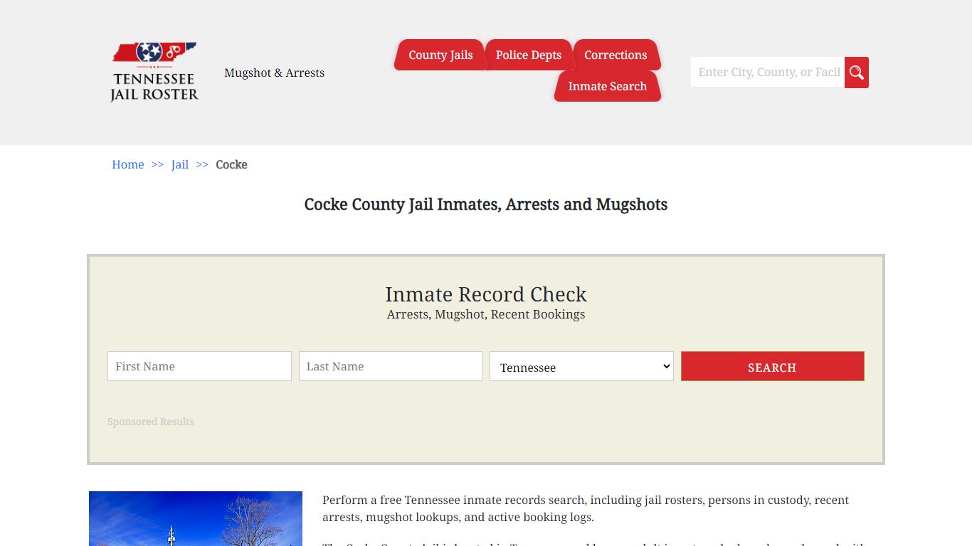 Cocke County Jail Inmates, Arrests and Mugshots - Jail Roster Search